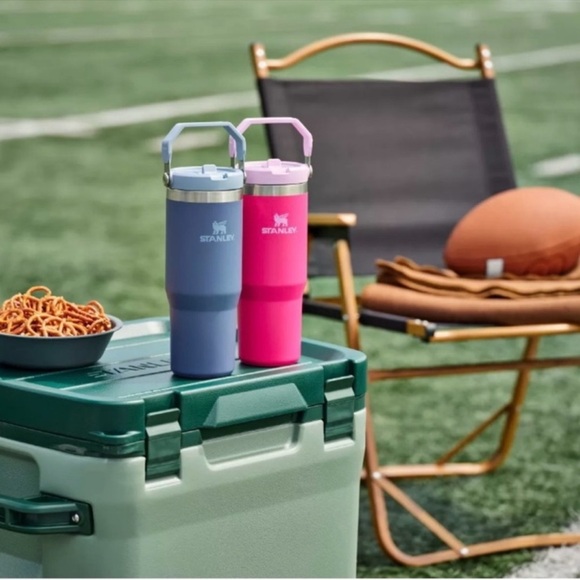 🎉LAST CHANCE🎉Stanley Iceflow Flip Straw 30 oz Tumbler Camelia - Picture 8 of 9